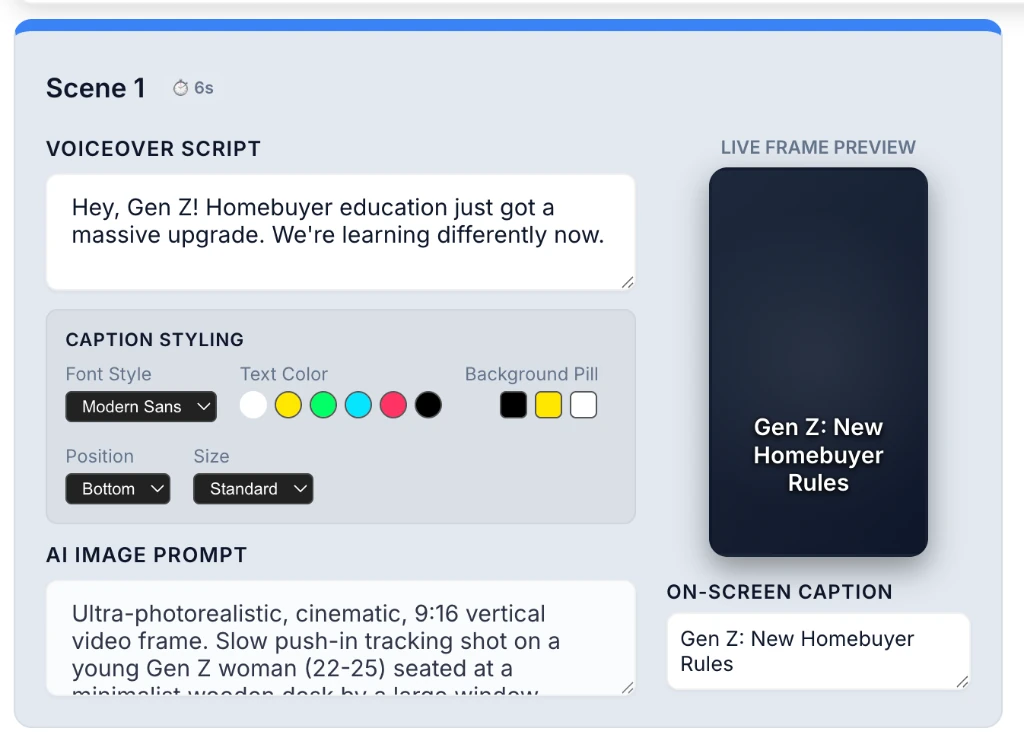 Scene Controls